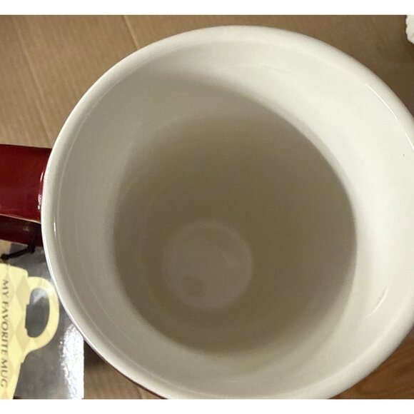 NWT Cypress Home Ceramic Coffee Mug 17 oz New Holiday Wendy Bentley Design - Picture 5 of 8